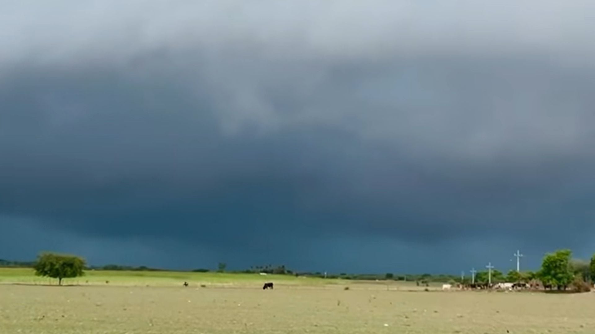 Lluvias en El Recreo, Mazatlán, Sinaloa