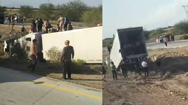 Accidente tráiler Sonora