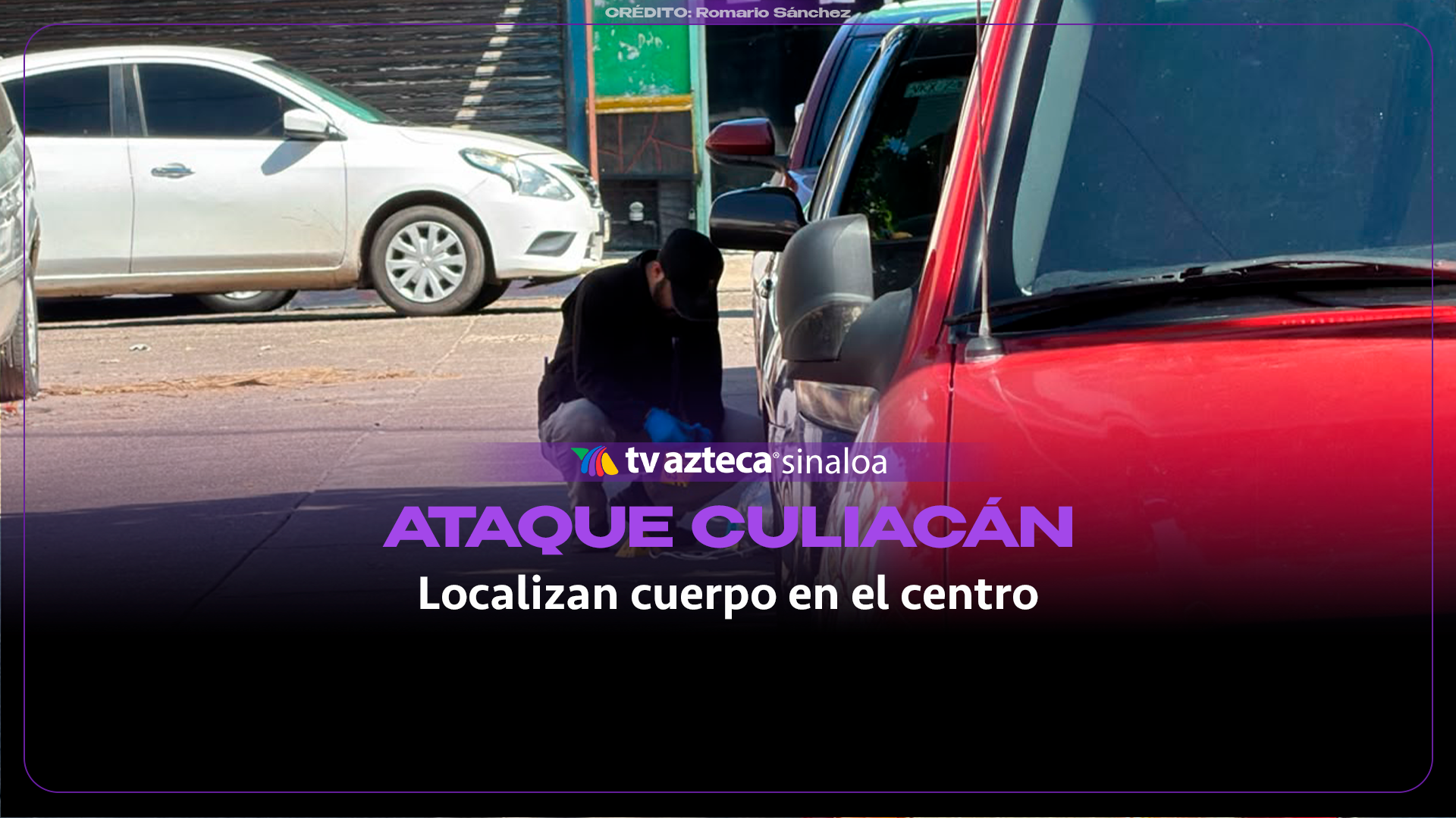 VIDEO| Localizan cuerpo envuelto en plástico en un callejón del centro de Culiacán