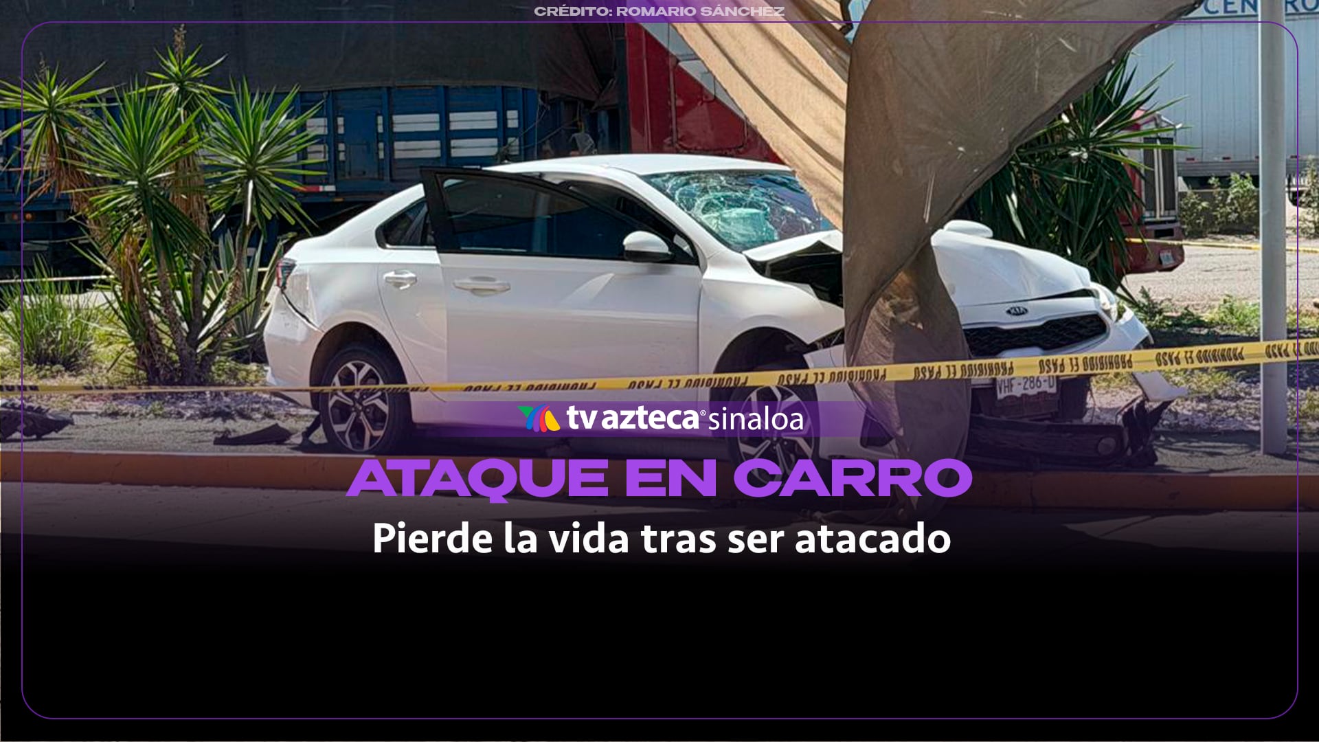 VIDEO| Un hombre perdió la vida luego de ser atacado dentro de su auto en Culiacán