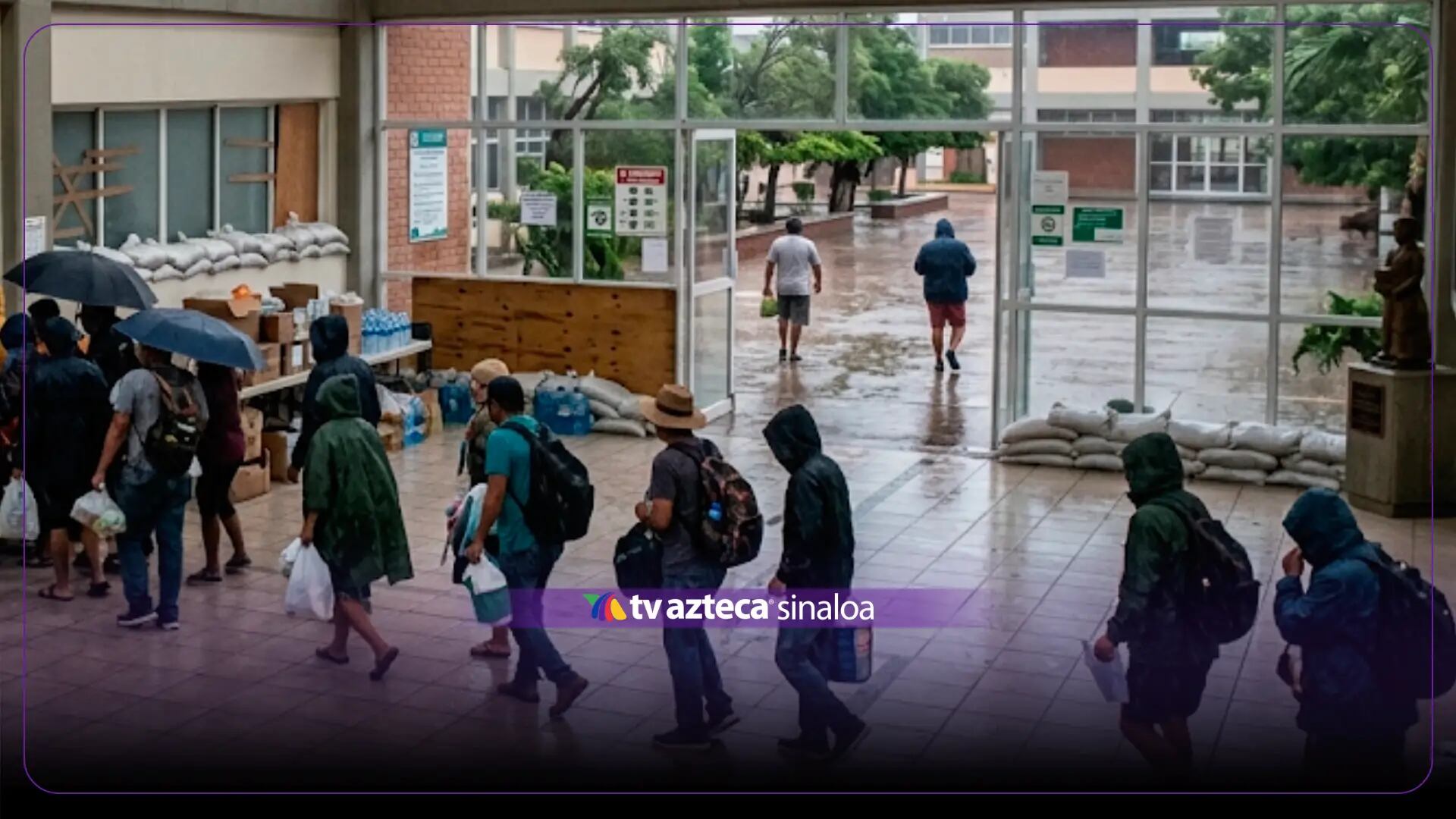 Activan alerta amarilla por huracán Simon en Mazatlán; estos son los refugios temporales