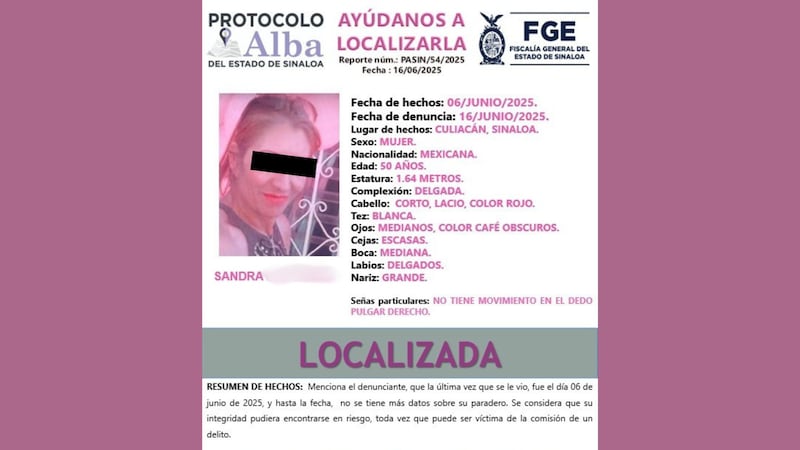 Identifican a Sandra, mujer hallada sin vida en la colonia 10 de Mayo en Culiacán..jpg