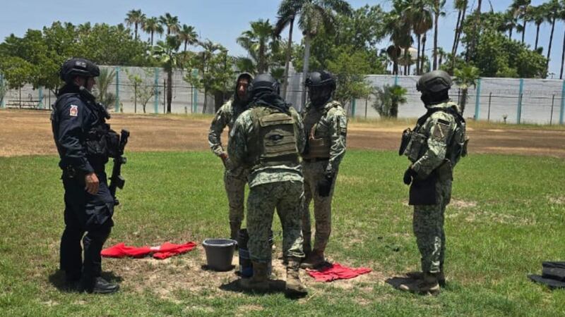 Desactivan explosivos tras cateo en penal de Aguaruto
