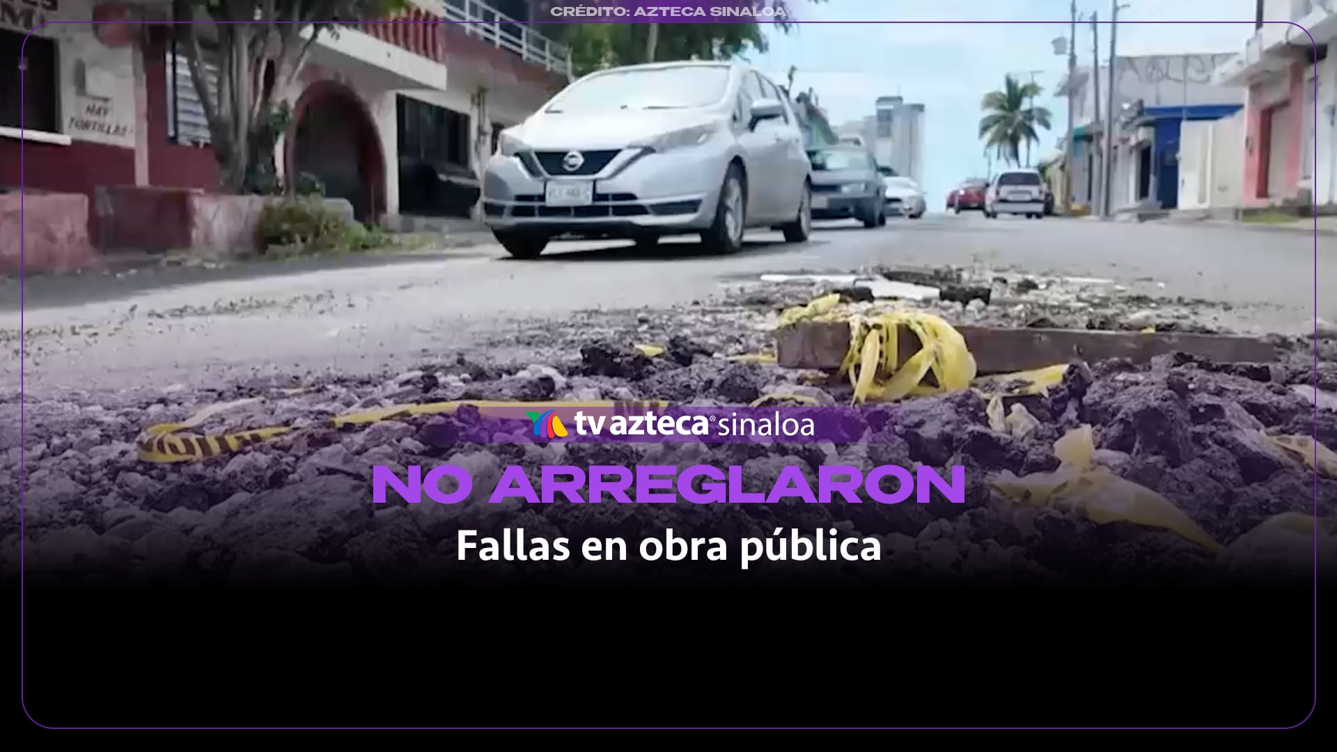VIDEO| Vecinos de la Avenida Río Piaxtla denuncian fallas en la obra de reparación