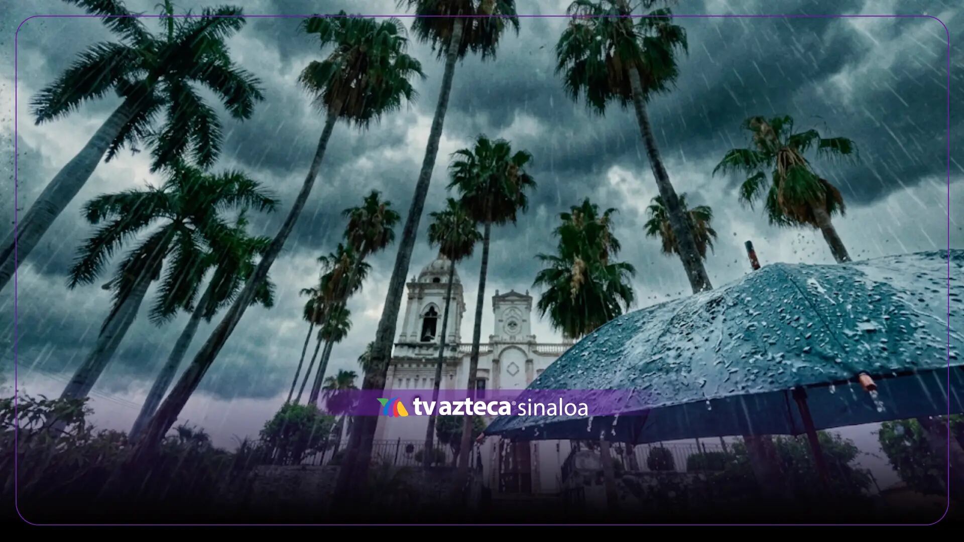 ¡Saca el paraguas! Se pronostican lluvias fuertes la tarde de hoy en estos municipios de Sinaloa