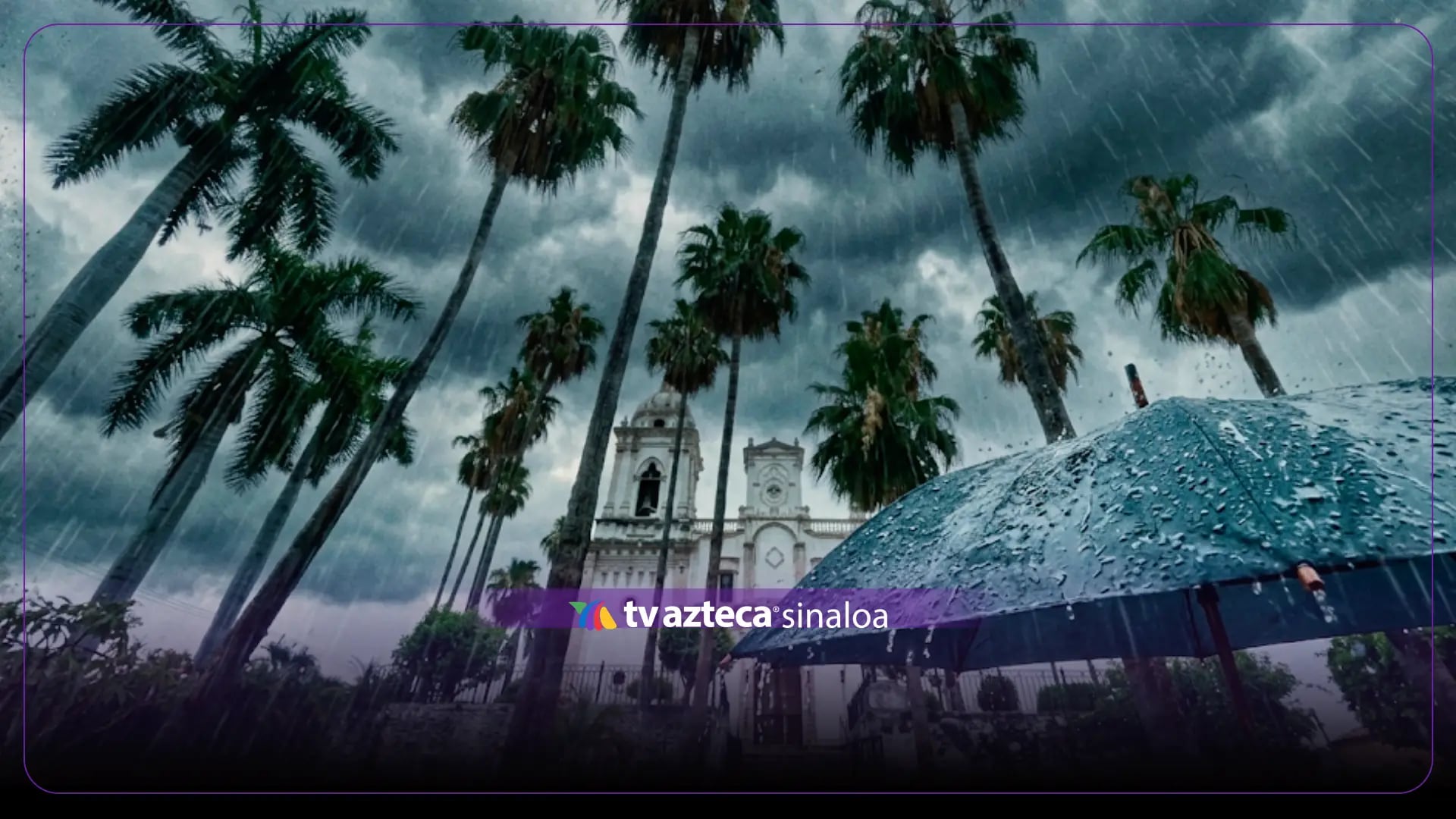 ¡Saca el paraguas! Se pronostican lluvias fuertes la tarde de hoy en estos municipios de Sinaloa