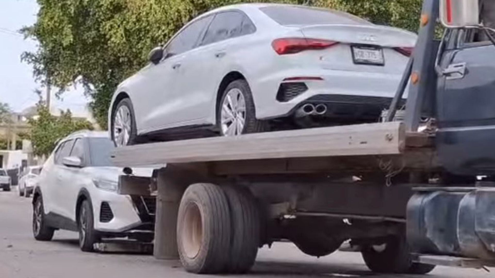 Carro asegurado en Tierra Blanca