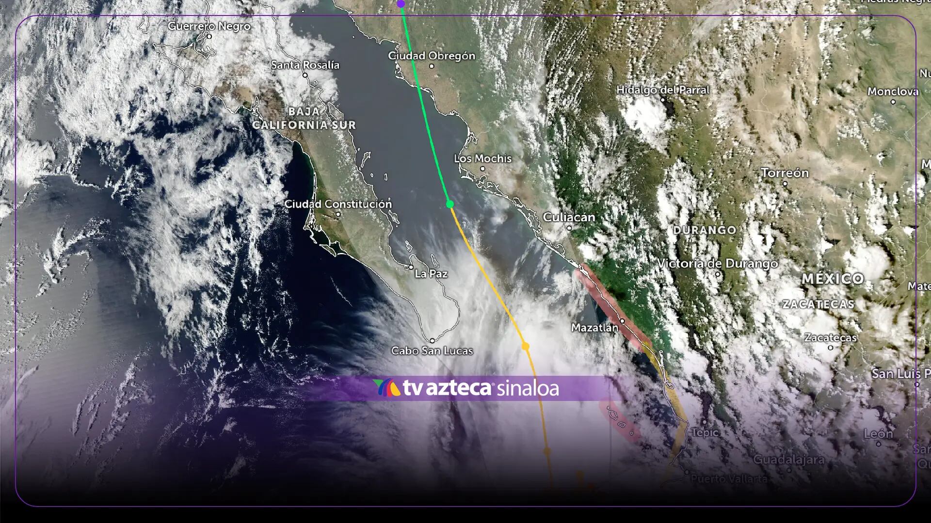¡Prepárate! Se pronostican LLUVIAS FUERTES la tarde de HOY en estos MUNICIPIOS de Sinaloa