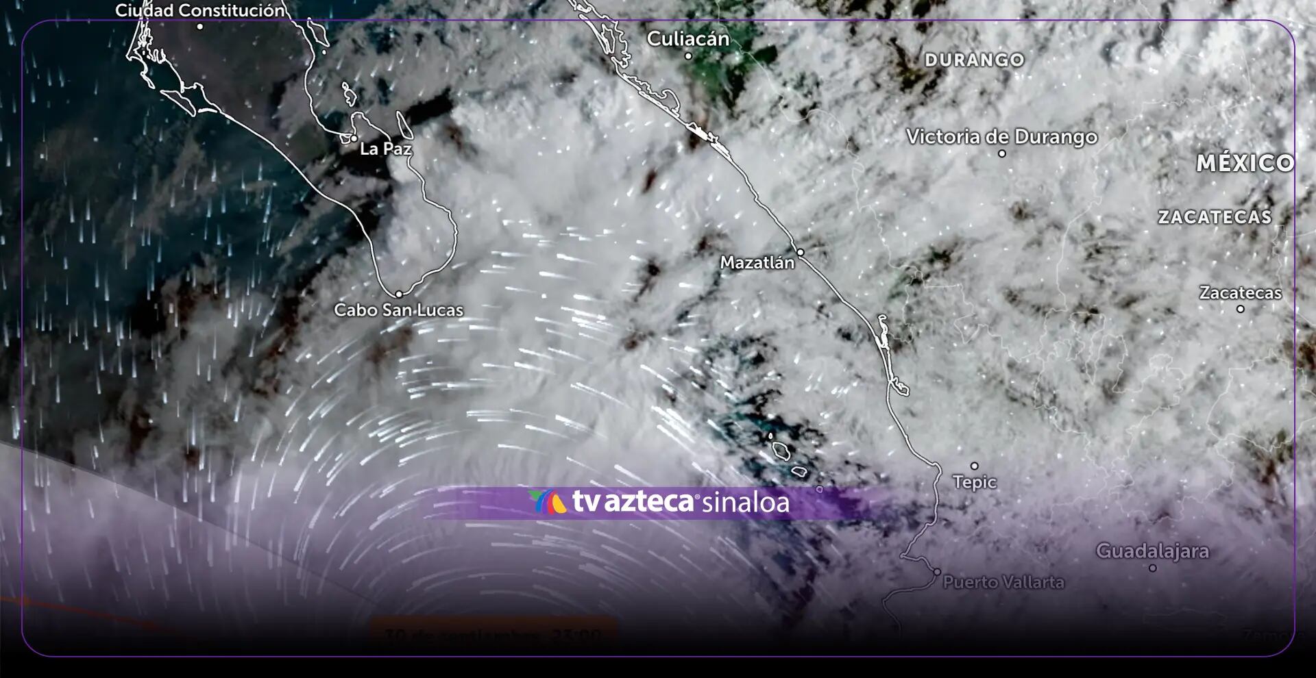 ¡Atención! Huracán Rachel se intensifica; prevén olas y lluvias muy fuertes en Sinaloa