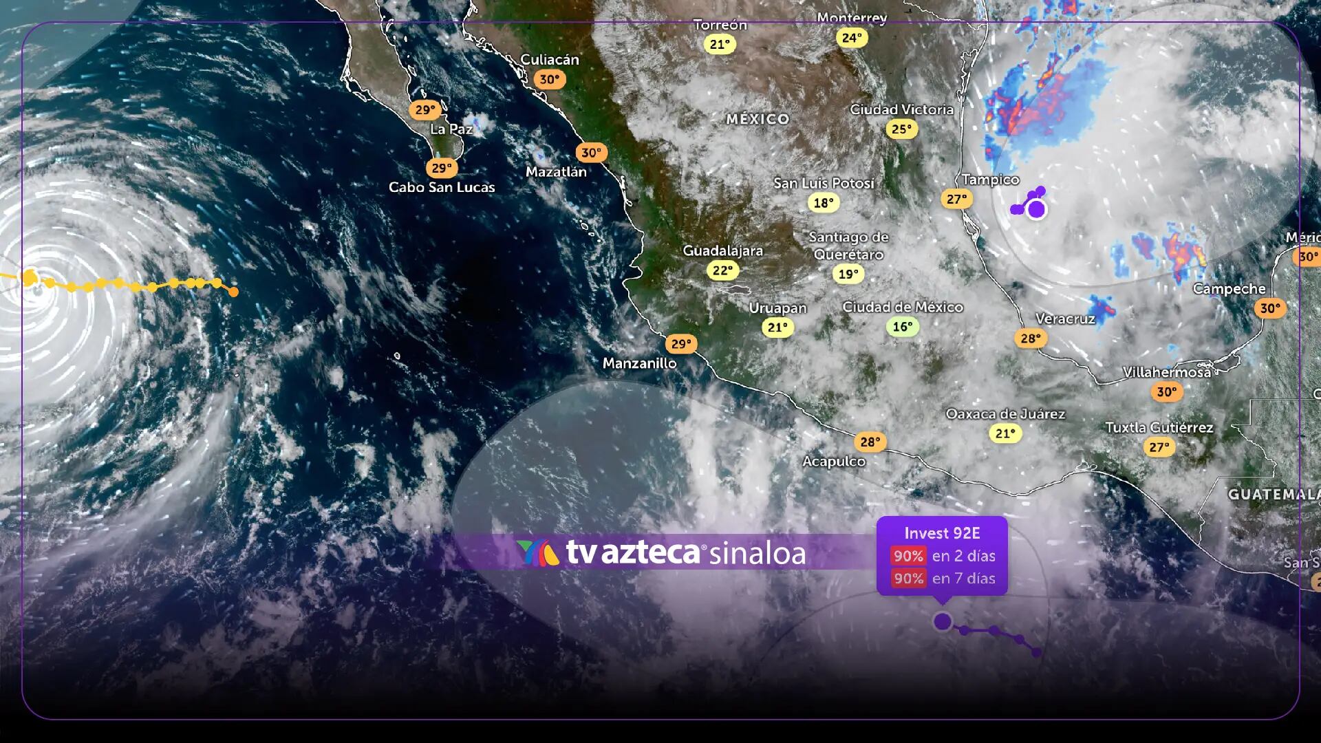 Aumenta el riesgo de un nuevo huracán en el Pacífico en las próximas horas frente a costas de México