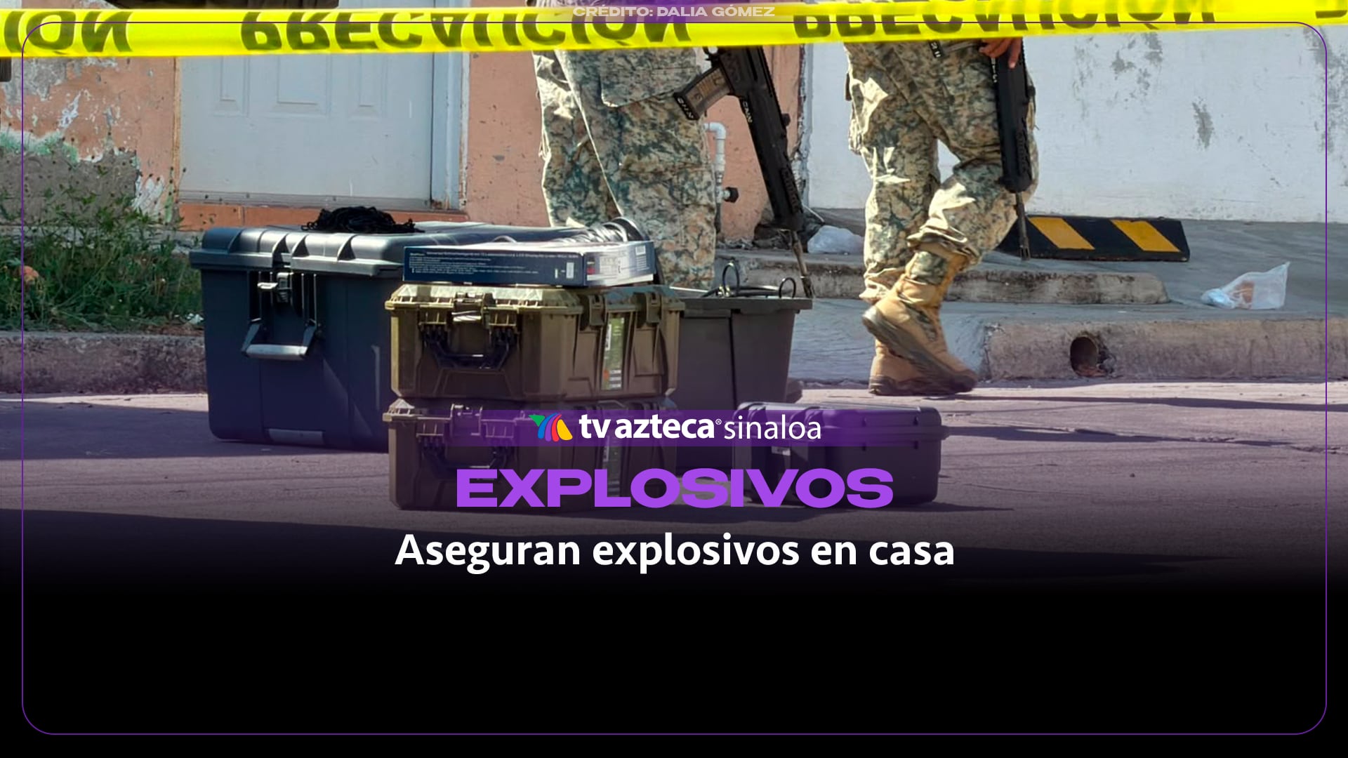 VIDEO| Localizan explosivos dentro de una vivienda en la colonia Bravo Industrial, Culiacán