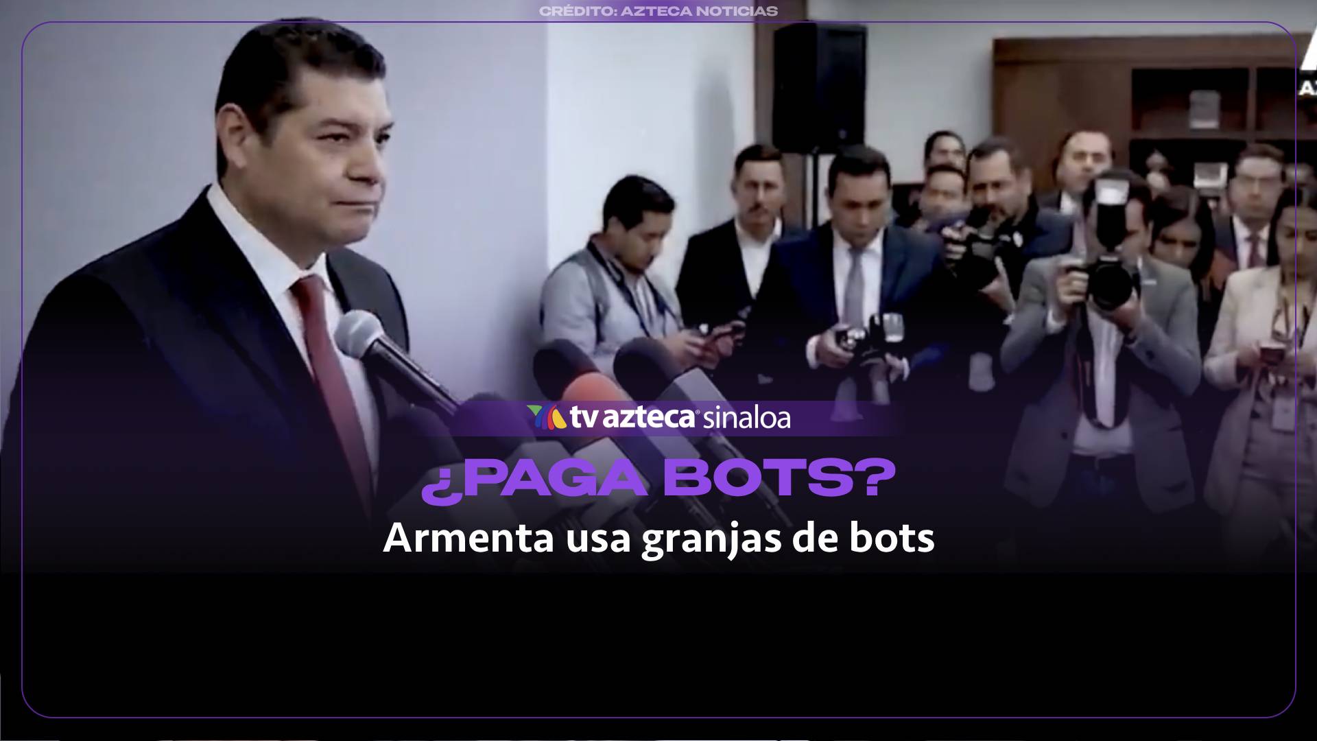 ¿Granjas de bots para blindar a Armenta? Investigan red de cuentas falsas en Puebla