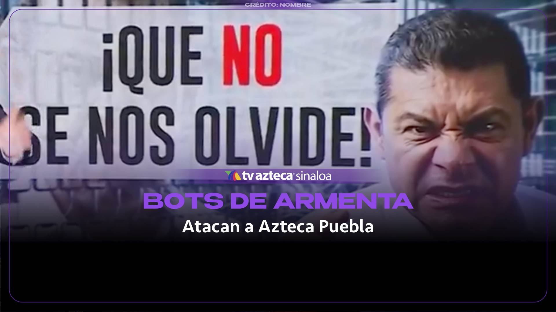Armenta habría utilizado cuentas falsas para atacar a TV Azteca Puebla