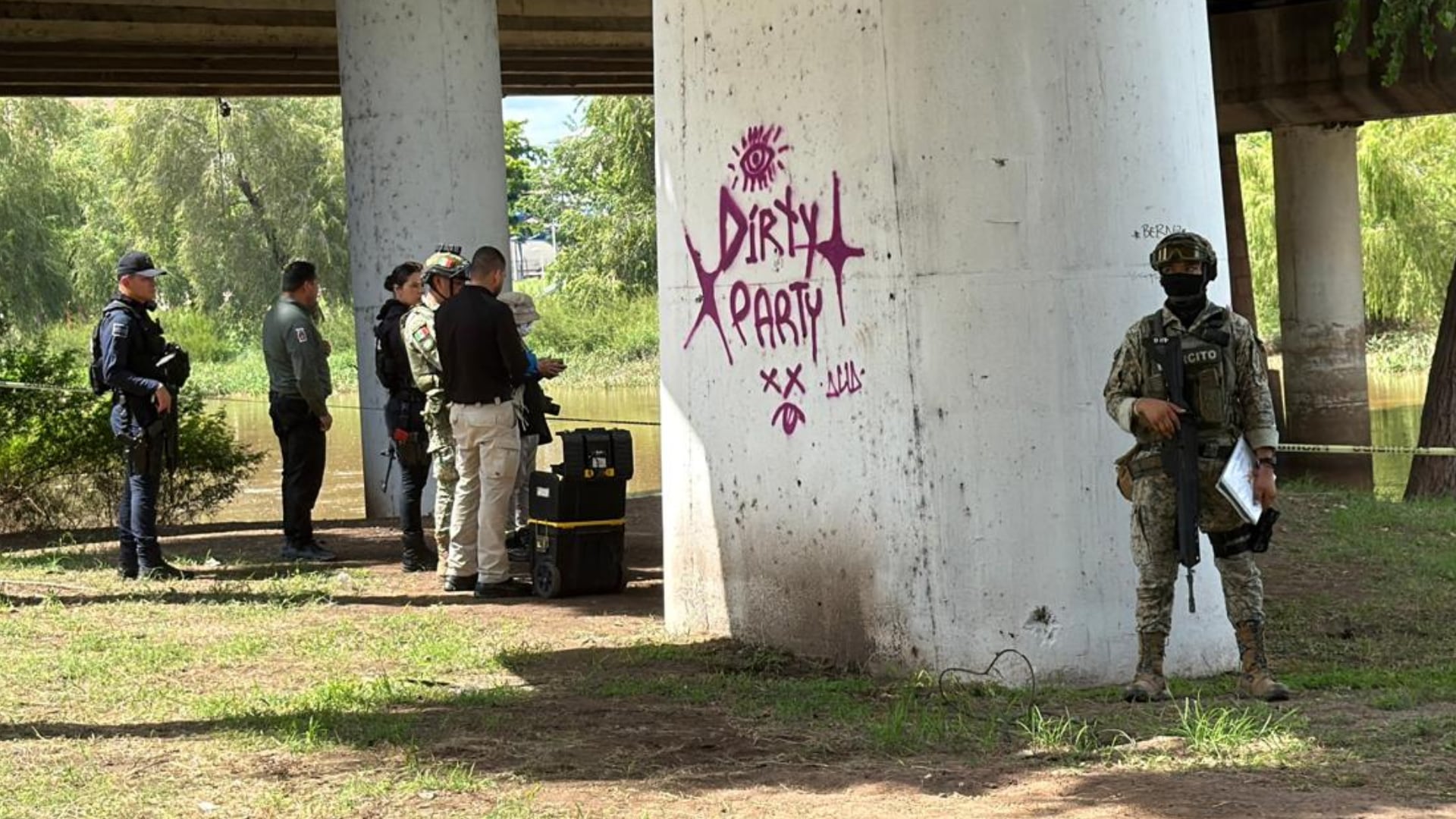 Hallan restos humanos a lado del río Humaya, en el Parque de las Riberas
