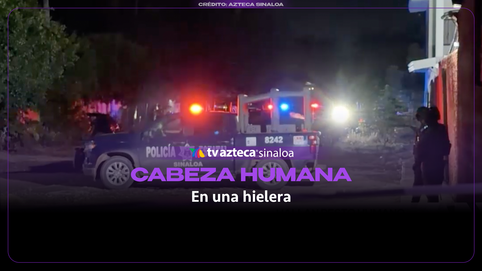 VIDEO| Localizan una hielera con una cabeza humana frente a un domicilio en Culiacán
