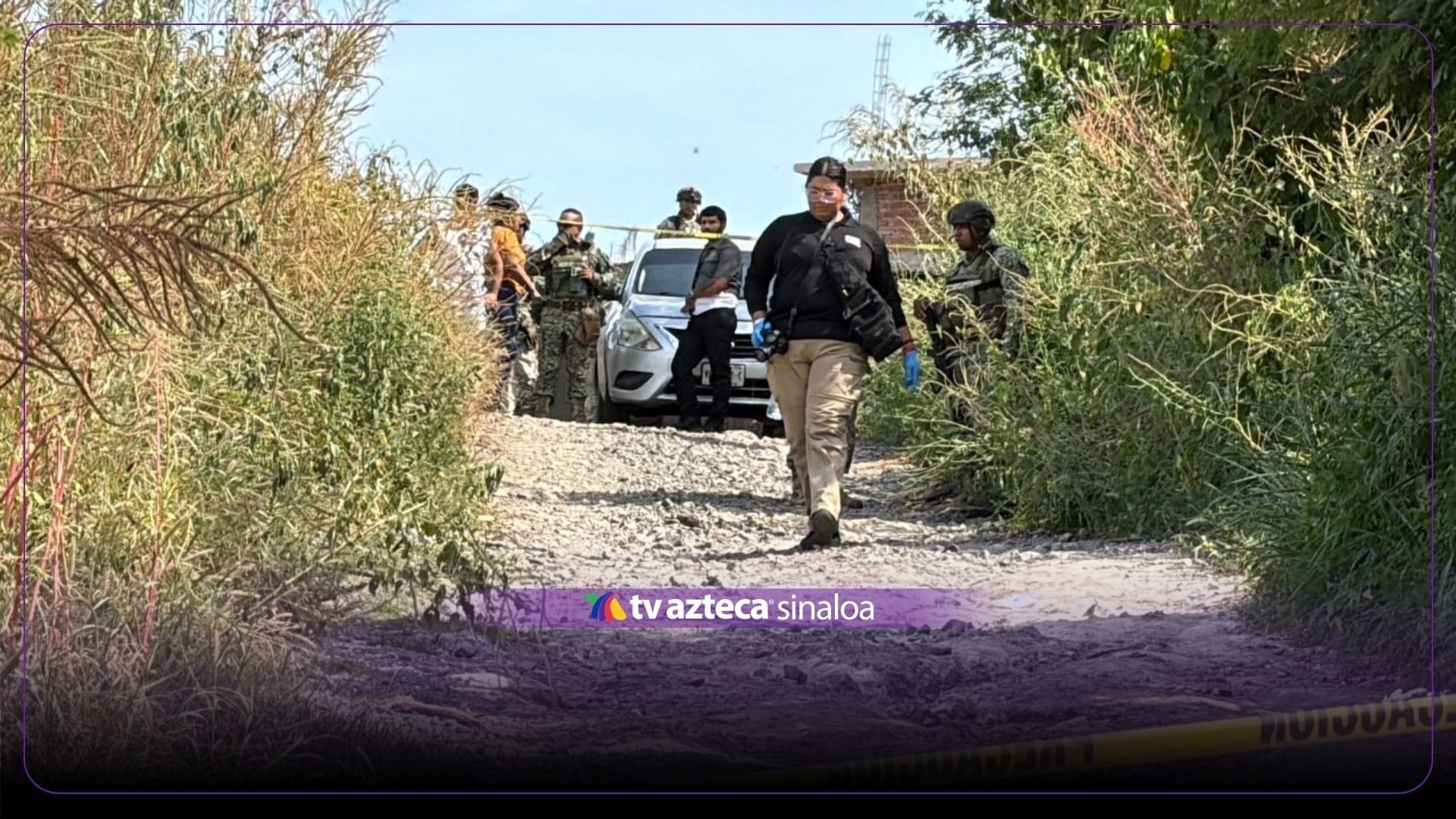 Hallan dos cuerpos sin vida en un predio de la colonia Lomas del Ébano, en Mazatlán