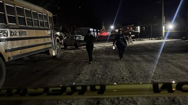 Balacera en Villa Juárez