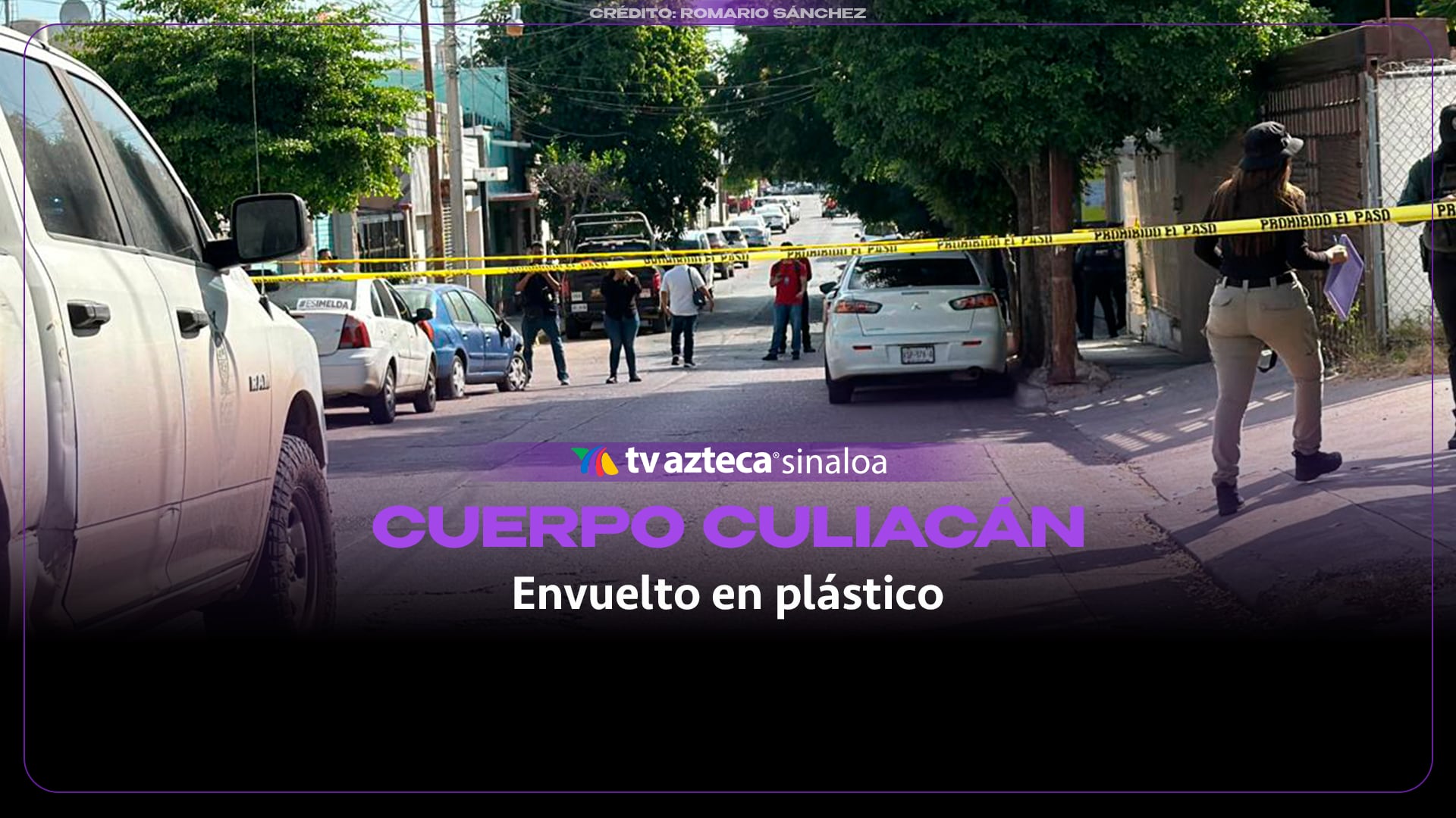 VIDEO| Localizan a una persona asesinada en un terreno baldío en Culiacán