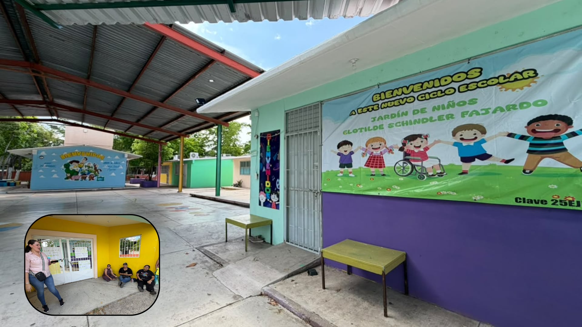 Dejan sin luz a Jardín de Niños de Mazatlán; padres de familia realizan un paro
