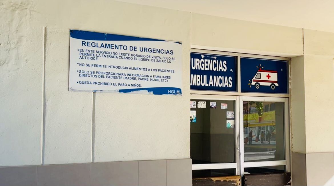 Entrada de Urgencias del Hospital General de Los Mochis