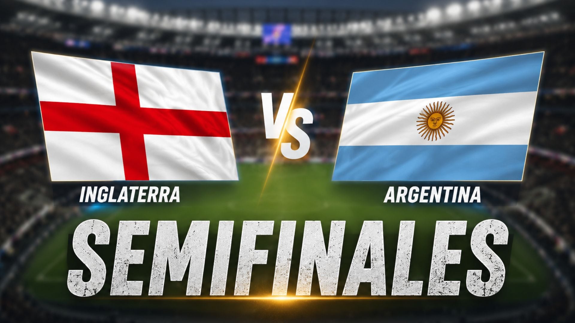 Semifinales Inglaterra vs Argentina