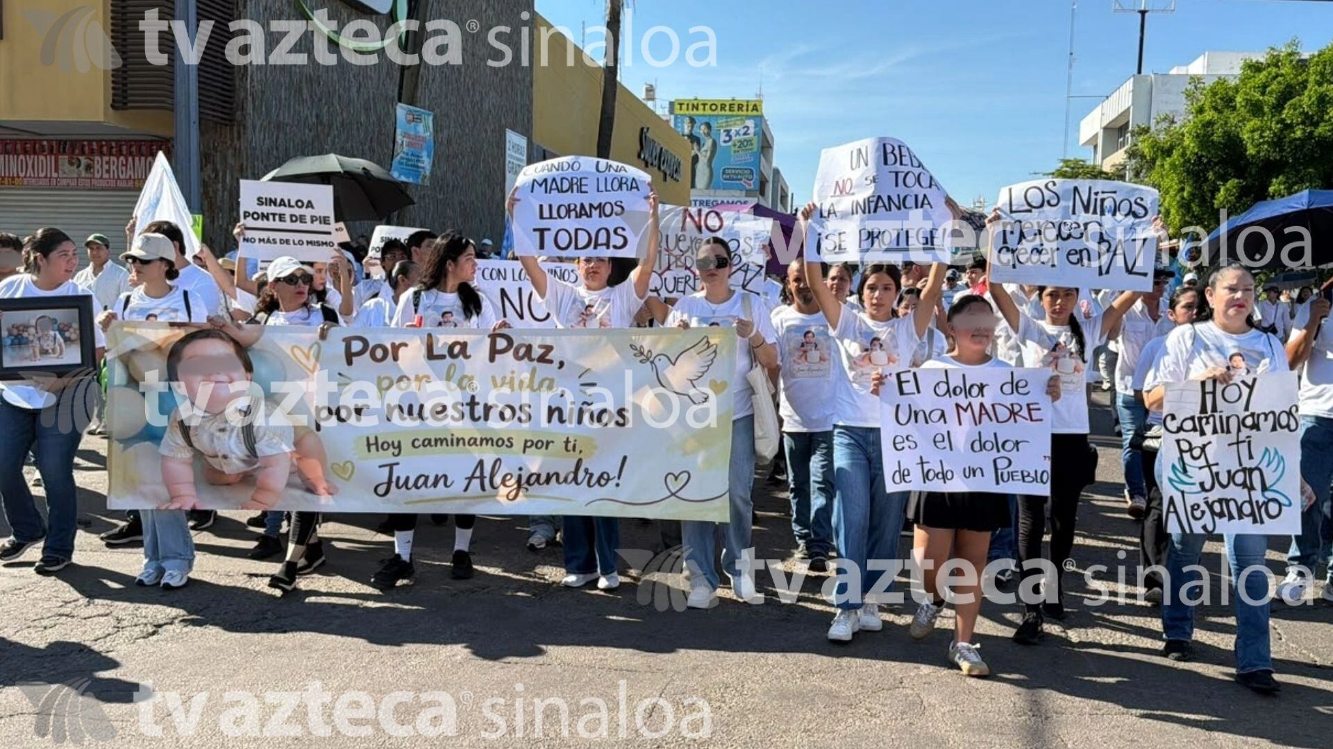 VIDEOS: Tras 734 días violencia, sinaloenses se manifestaron este domingo en Culiacán; piden paz