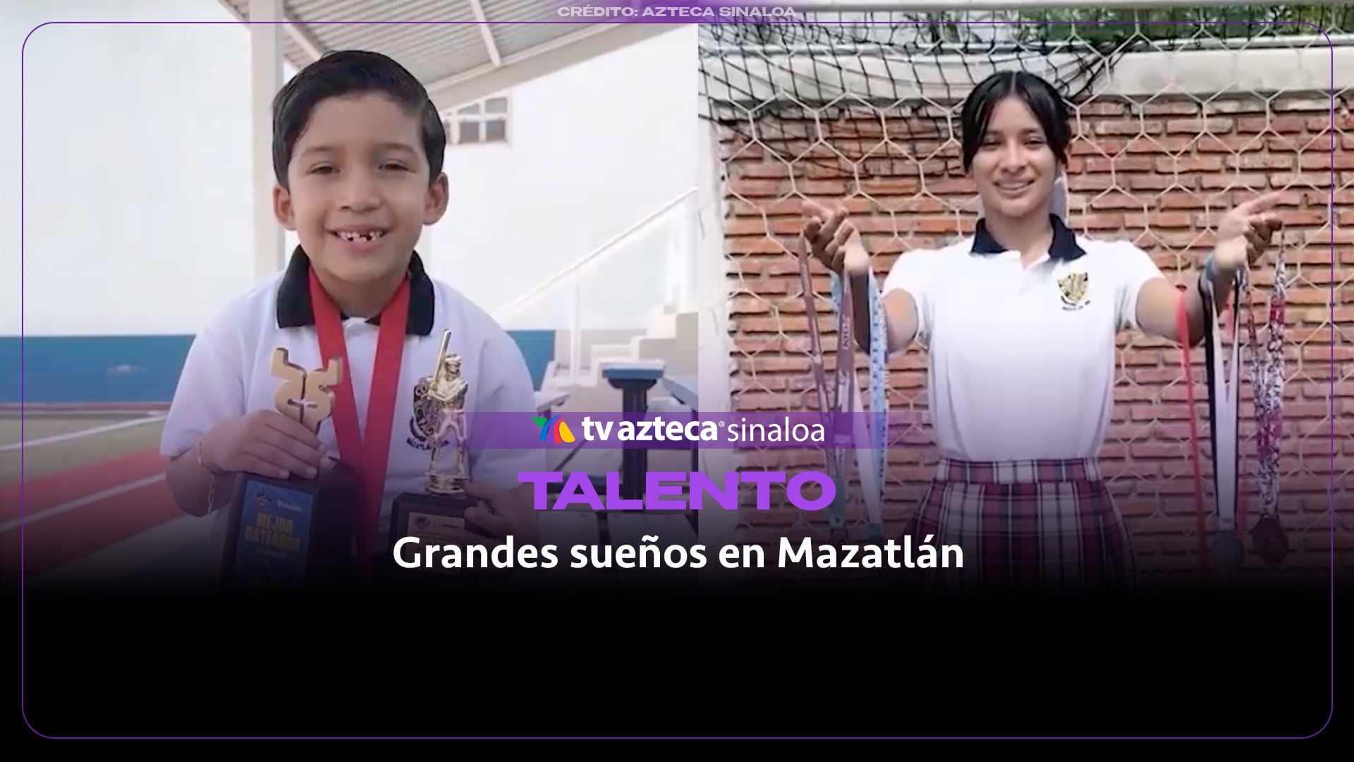 Dulce y Ricardo: pequeños deportistas, grandes sueños en Mazatlán