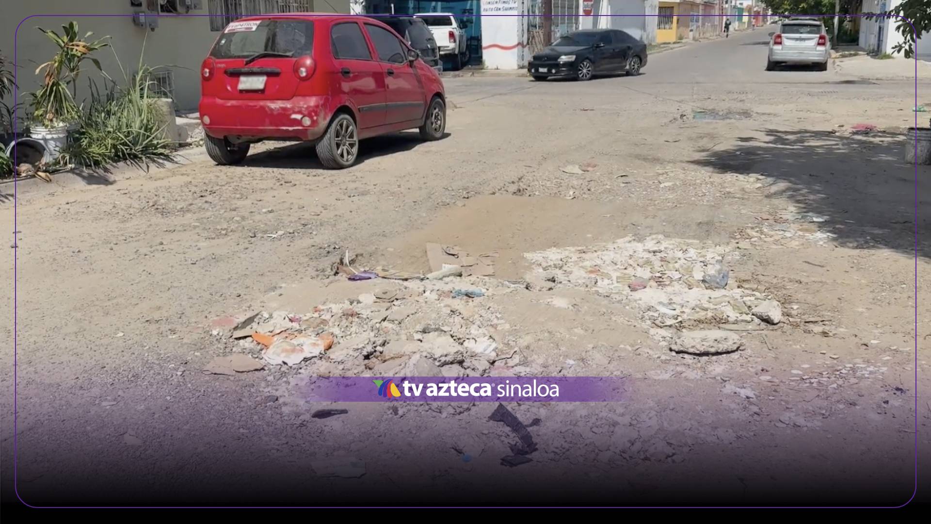 Colonia Olímpica de Mazatlán denuncia seis meses de abandono y obras inconclusas