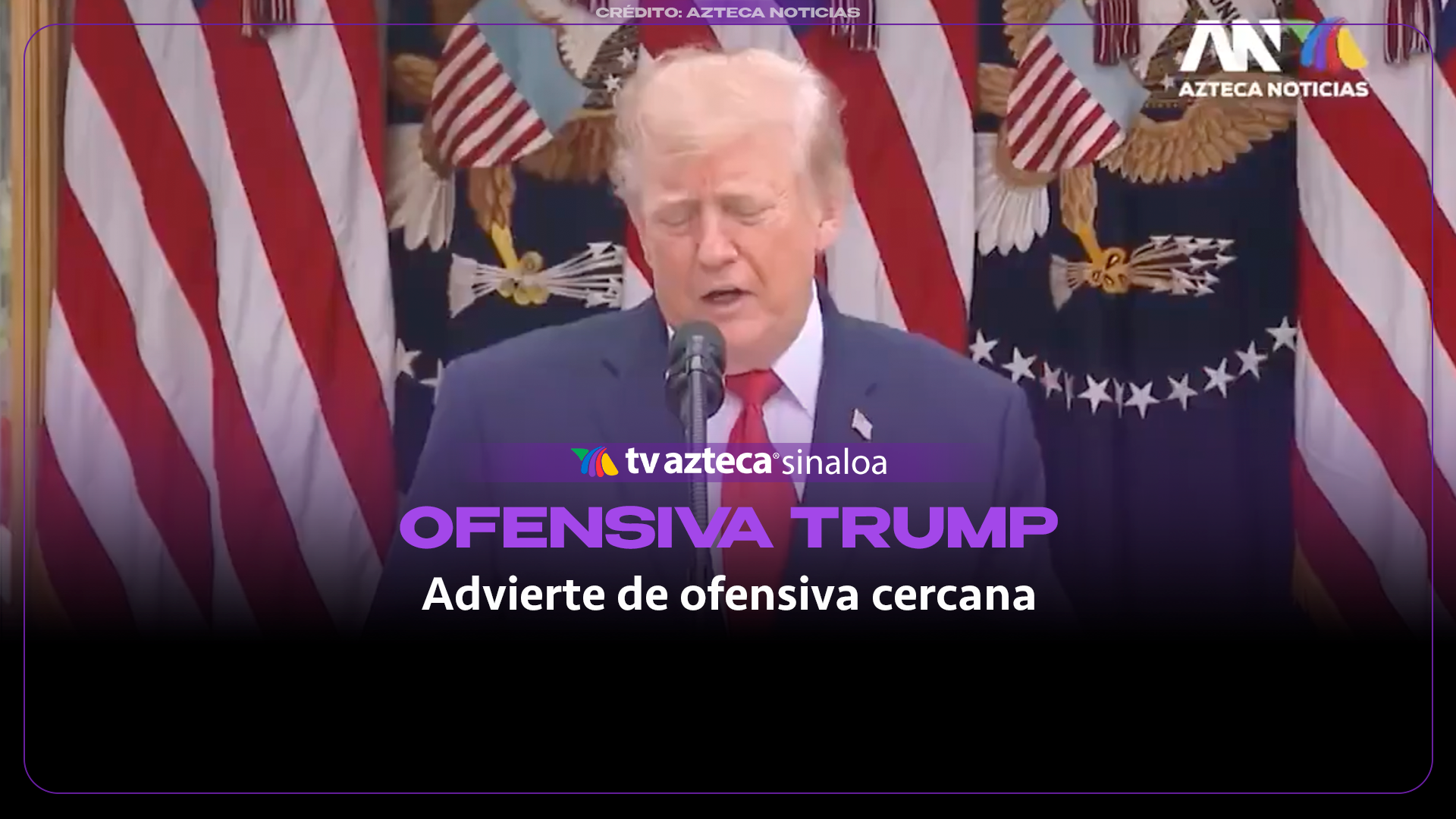 Donald Trump advierte que se acerca una ofensiva contra los cárteles mexicano