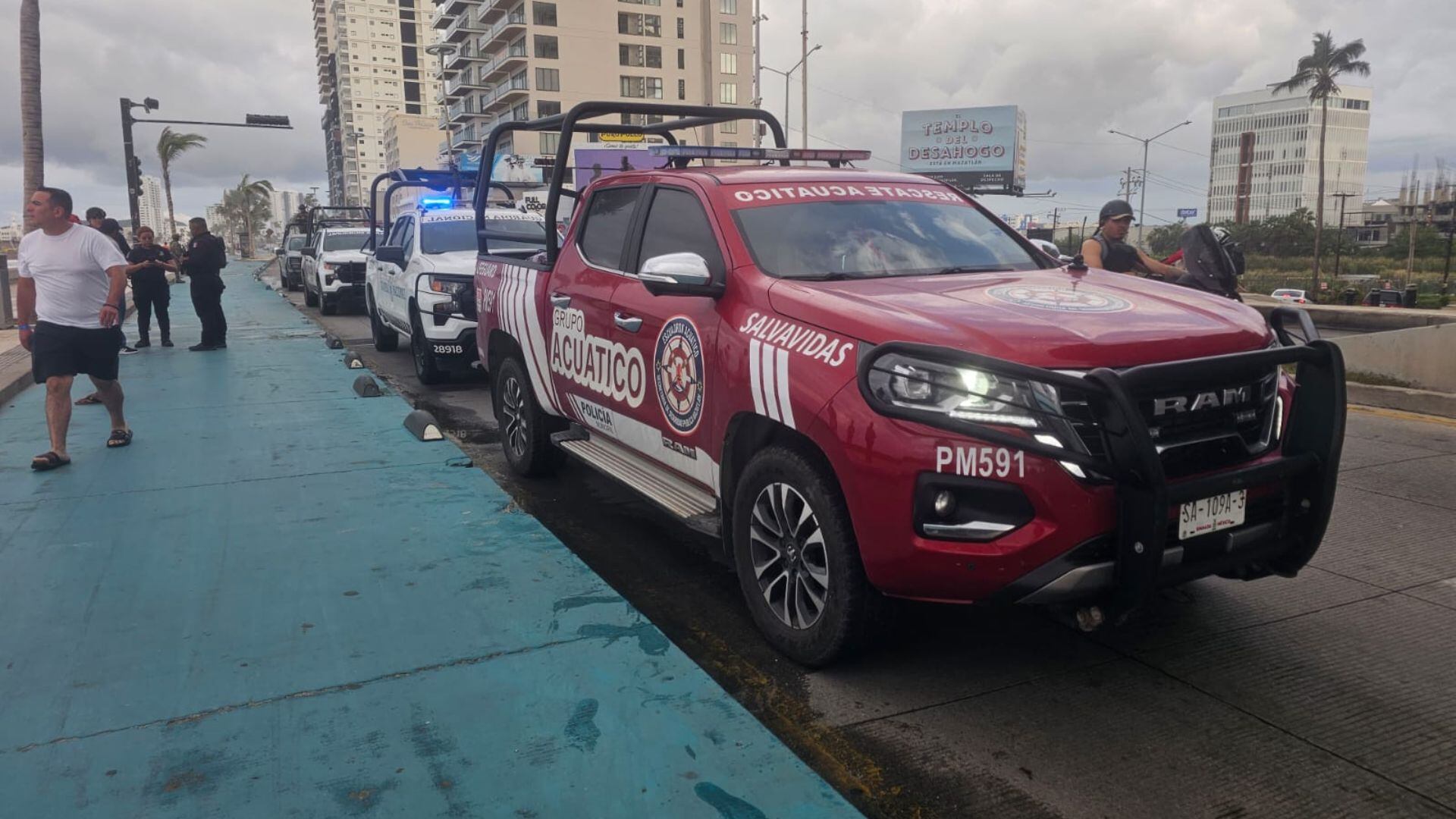Localizan sin vida a joven de 22 años tras casi 40 horas desaparecido en el mar en Mazatlán