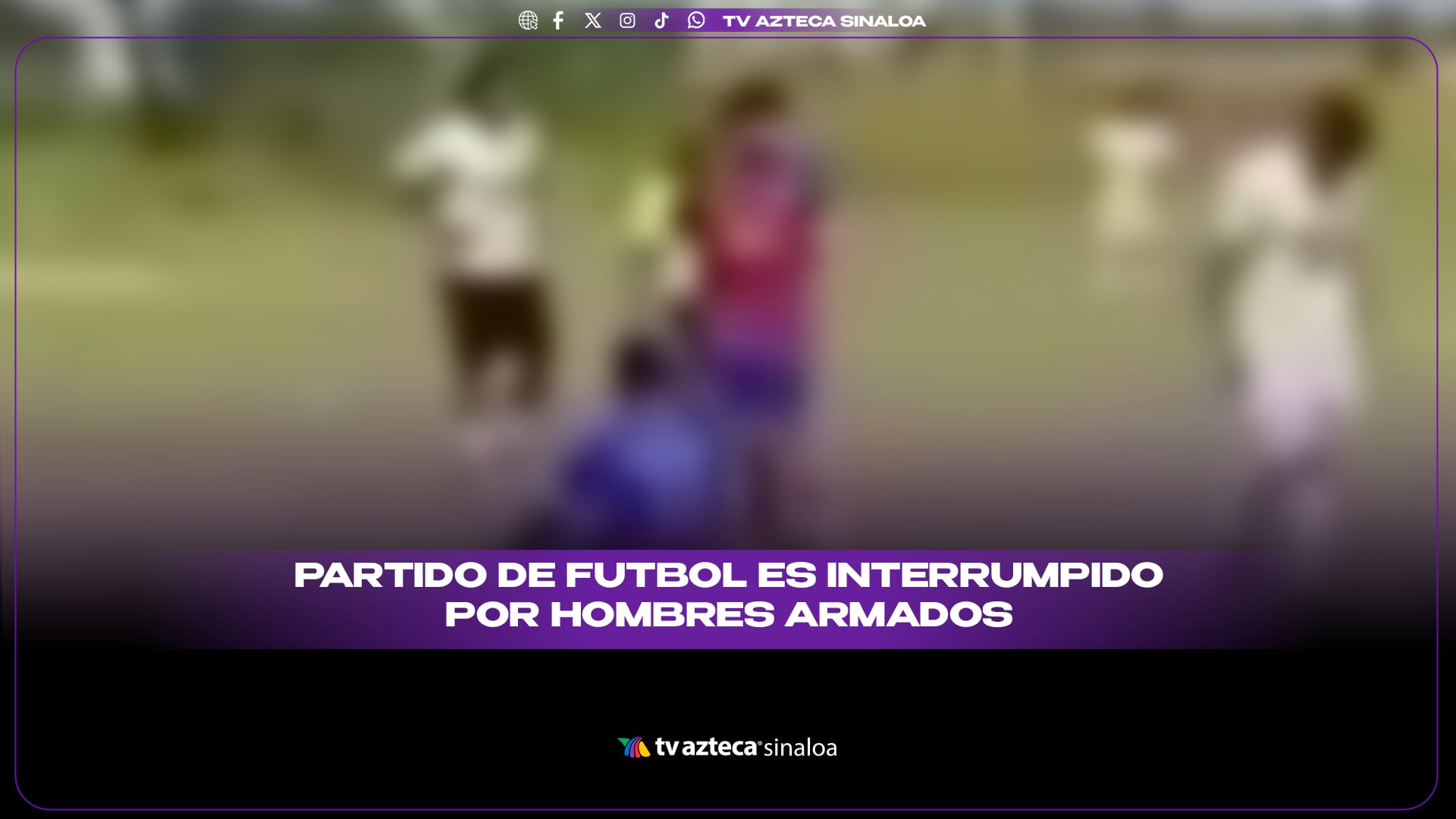 VIDEO| ¡Irrumpieron el partido! Ataque armado termina en tragedia en plena cancha de futbol