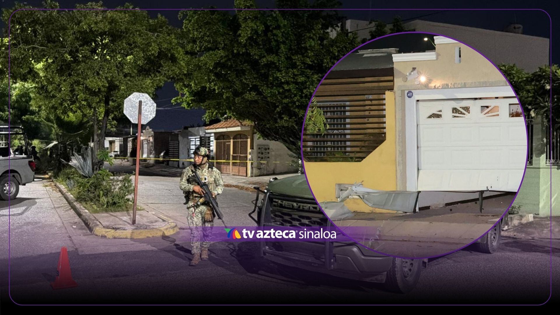 Ataque con explosivo deja a una persona herida en un domicilio al norte de Mazatlán