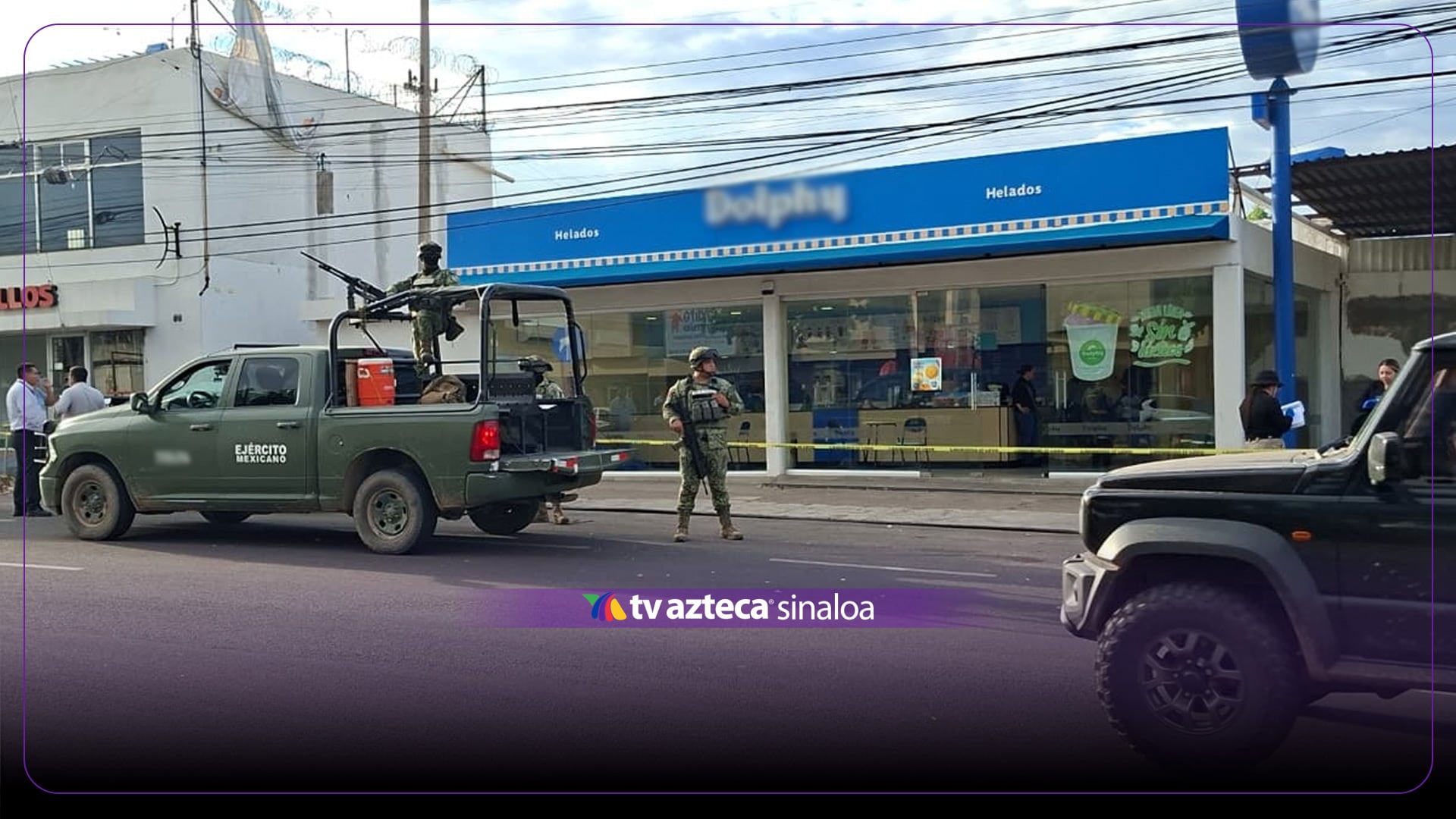 Asesinan a balazos a una mujer adentro de una heladería en Culiacán 