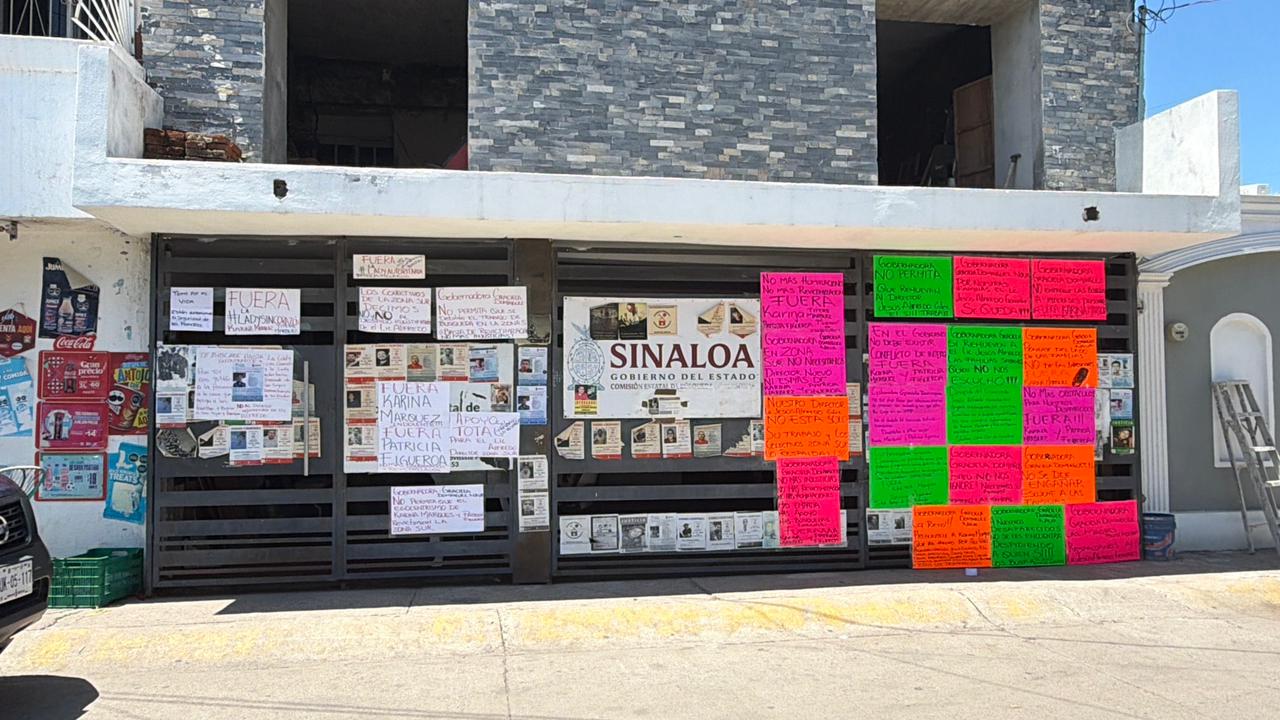 VIDEO| Colectivos de búsqueda protestan en Mazatlán por despido de encargado de Comisión de Búsqueda