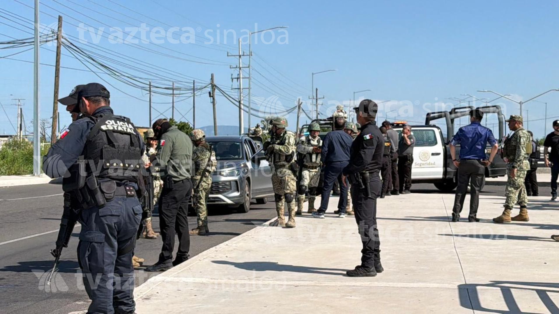 Se registra persecución al norte de Culiacán, cerca de conocida plaza; aseguran un vehículo