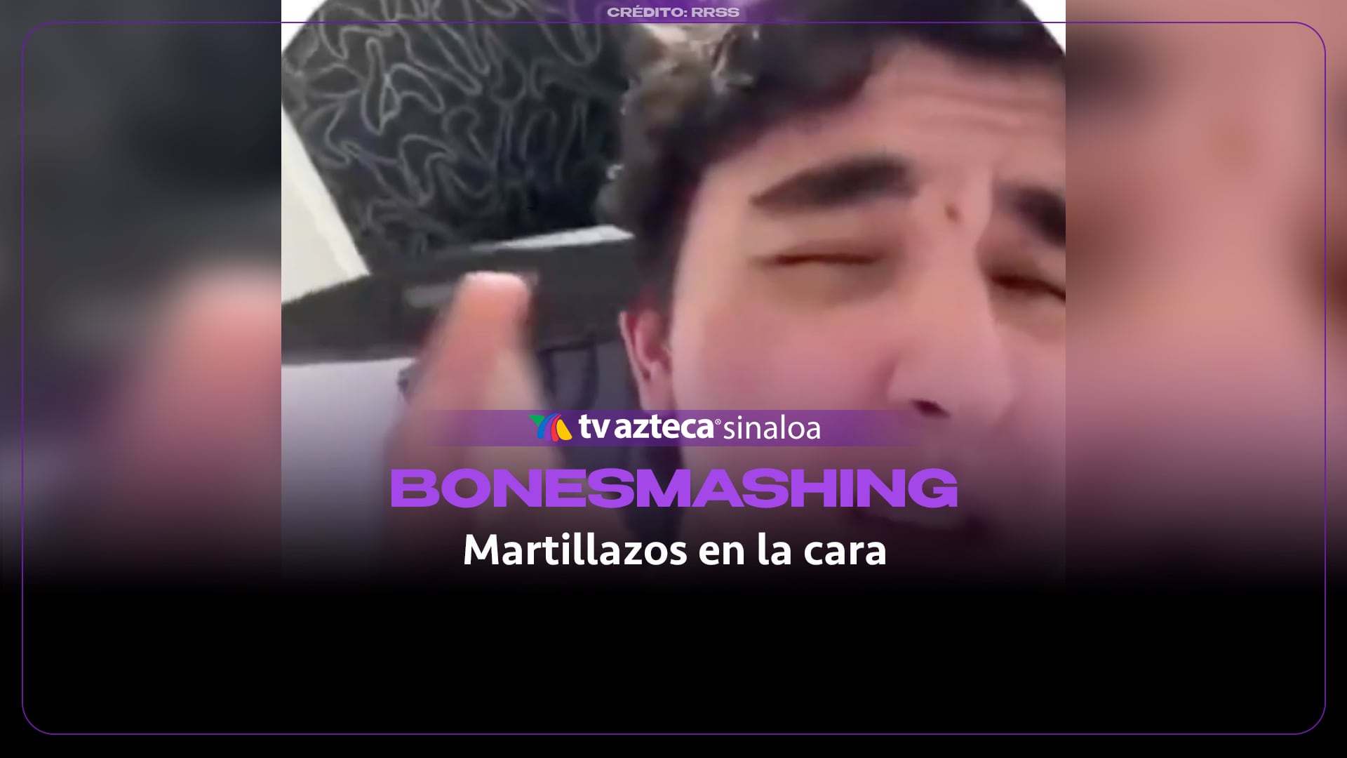 VIDEO| ¡Se golpean la cara! Jóvenes se destrozan el rostro con martillos para conseguir una mandíbula perfecta